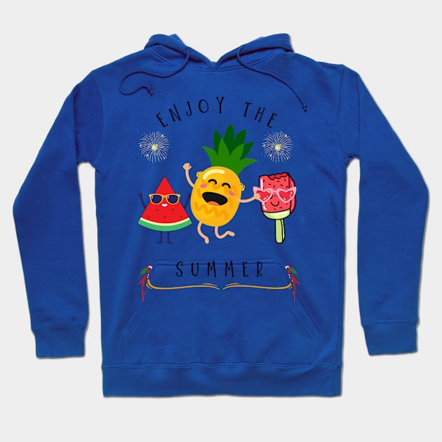 ENJOY THE SUMMER Hoodie by THE TIME